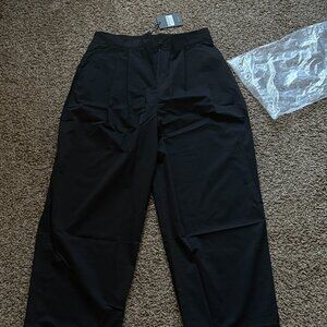 Reformation Danielle Oversized Pant Black - Size 8